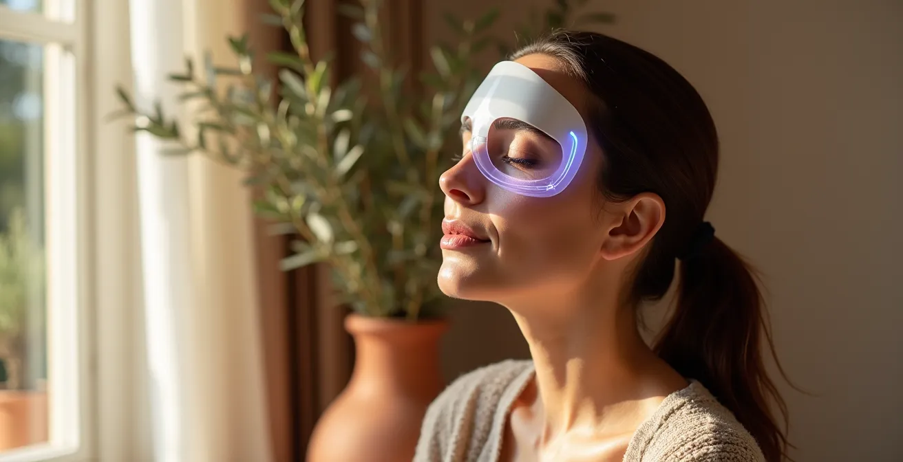 Máscara LED facial profesional mostrando el retorno de inversión a largo plazo